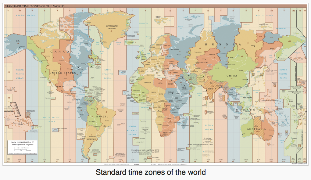 Timezone Map